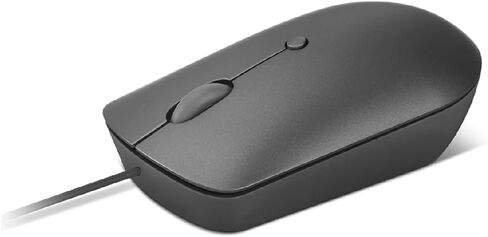 Lenovo 400 USB-C Compact Wired Mouse – Pocket Friendly Portable Mouse for Notebook or Large Computer Monitor, Black in Kuwait