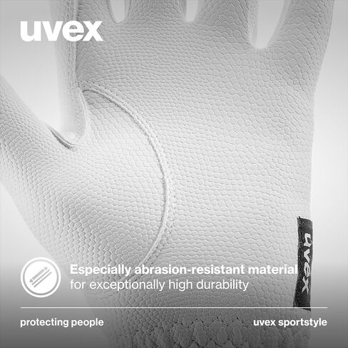 Uvex Sportstyle - قفازات ركوب الخيل بتصميم كلاسيكي - متوافقة مع شاشة اللمس، مرنة وقابلة للتنفس - أسود - مقاس 9.5 in Kuwait
