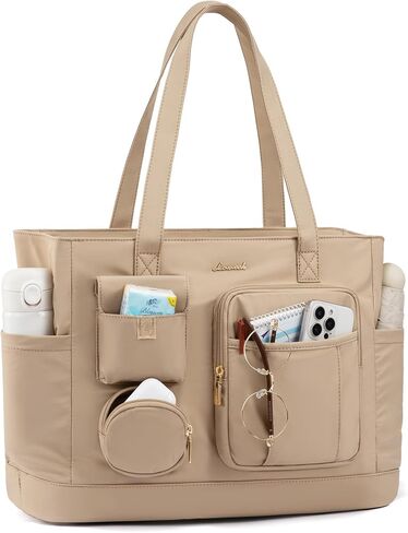 LoveVook Laptop Bag Bag for Women Work ، حقائب المعلمين حقائب ممرضة مع سحاب للسفر ، يوميًا ، الكلية in Saudi Arabia