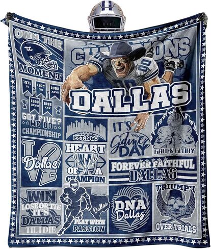 Buffalo Gifts for Men Women, Buffalo Football Fans Flannel Blanket, Buffalo Gifts Ideas for Men Women Boys Kids Throw Blanket 60"x50" in Saudi Arabia