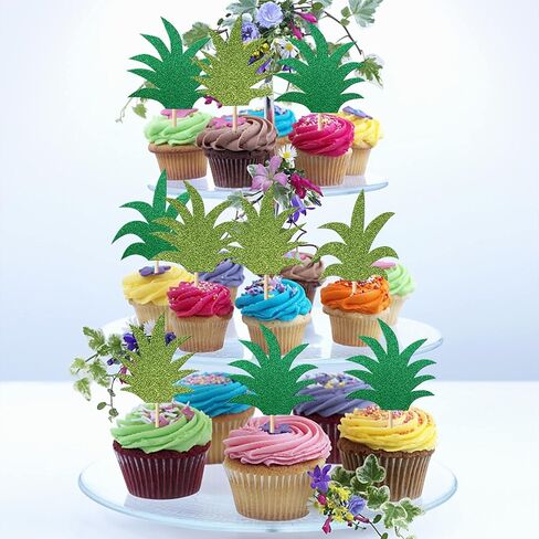 Rsstarxi 32 Pack Summer Beach Cupcake Toppers with Ball Sun Umbrella Water Gun Slippers Cupcake Picks Hello Hawaiian Cake Decorations for Baby Shower Hawaiian Summer Pool Themed Party Decor in Saudi Arabia