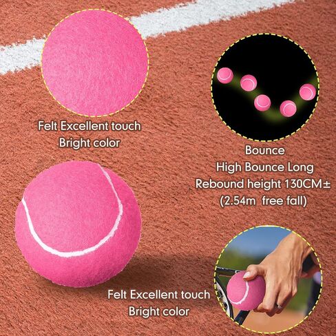 48 Pcs Standard Pressure Tennis Balls Bulk, Training Tennis Balls Practice Playing Balls for Player Beginner Youth Training Sports Ball, 2.5 Inch (Blue) in Saudi Arabia