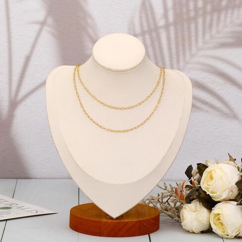 SMYHTGLIF 16.4 Feet Gold Stainless Steel Jewelry Making Chains Oval Embossed Chain Bulk DIY Paperclip Chain with Lobster Clasps and Jump Rings for Jewelry Making in Saudi Arabia