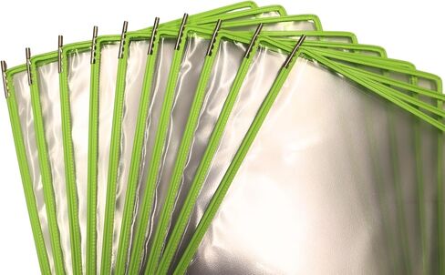 Tarifold DJOIS Pivoting Pockets for Wall or Desk Systems - Durable Anti-Glare Material - Letter-Size - 10 Pockets - 20 Sheet Capacity - Wire-Reinforced - Made in France - Assorted Colors in Saudi Arabia