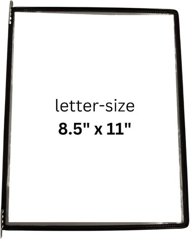 Tarifold DJOIS Pivoting Pockets for Wall or Desk Systems - Durable Anti-Glare Material - Letter-Size - 10 Pockets - 20 Sheet Capacity - Wire-Reinforced - Made in France - Assorted Colors in Saudi Arabia