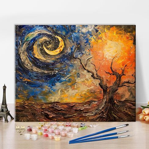 TUMOVO Colorful Paint by Numbers Kit for Adults Butterfly in Flower Meadow Paint by Number with Brushes and Pigment, Art Crafts DIY Oil Painting for Home Wall Decoration, 16x20 Inch in Saudi Arabia