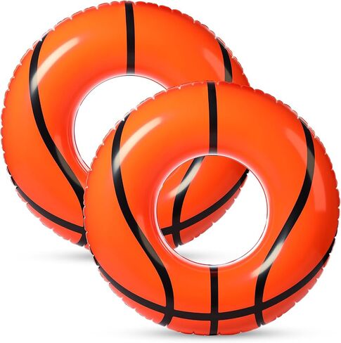 shinyrelief 2 PCS Footabll Baseball كرة القدم كرة السلة الرياضية قابلة للنفخ خاتم بركة عوام in Saudi Arabia