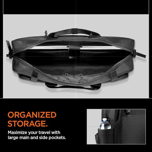 Spigen Klasden Proive Business Messenger Business Counter حقيبة مع حزام الأمتعة لـ MacBook Pro/Air Lenovo و HP والمزيد in Saudi Arabia