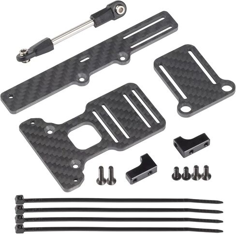T3V1 Carbon Fiber LCG Chassis Kit RC Performance Carbon LCG Chassis Kit and Link Kit Capra Portal Axle ESC Battery Servo Plate (Links and Rear Riser) in Kuwait