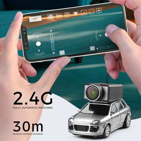 HI-REEKE FPV RC Car, 1/64 Mini Remote Control Drift Car with HD Camera for Adult-Blue in Saudi Arabia