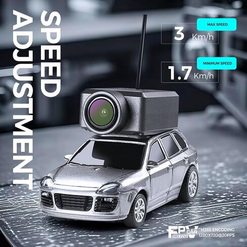 HI-REEKE FPV RC Car, 1/64 Mini Remote Control Drift Car with HD Camera for Adult-Blue in Saudi Arabia