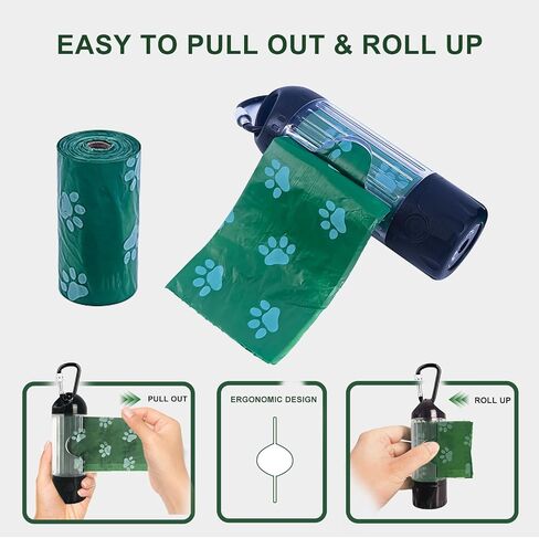 120Pcs Thick Dog Poop Bags Rolls, Leak-Proof Poop Bags for Dog and Cats Litter, 9x13 Inch Scented Pet Waste Bag for Small - Large Dogs Walking, Fits Most Doggie Bag Holder for Leash in Saudi Arabia