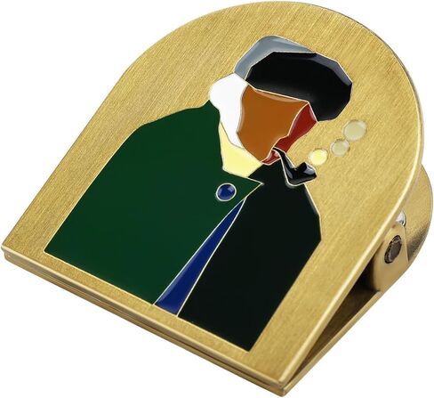 Lychii Van Gogh Travelers Notebook Clip, Brass Colored Metal Book Clip Journal Accessories for Planner, Sketch Book, Scrapbook, Desktop Decor in Saudi Arabia