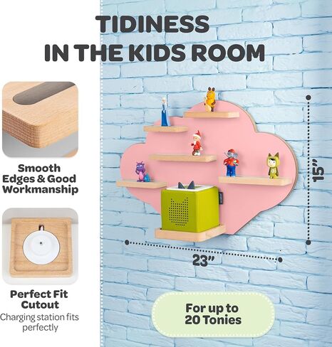 Tonie Shelf Cloud for Tonies and Tonie Box - Tonies Storage for All Your Tonies Accessories in Saudi Arabia