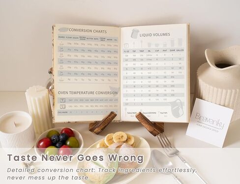 Blank Recipe Book to Write in Your Own Recipes, Hardcover Recipe Journal, 140+ Empty Family Recipe Book, Waterproof Recipe Notebook, Cream in Saudi Arabia