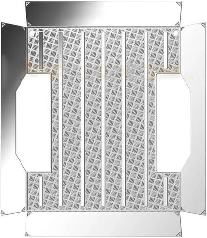 for TRX4-M 1/18 RC Crawler Car Cargo Box Stainless Steel Decorative Piece Spare Part for TRX4-M 1/18 RC Crawler Car Accessories Part(Silver) in Saudi Arabia
