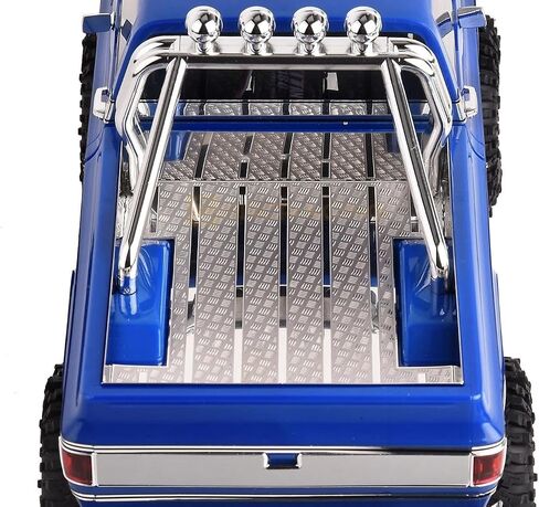 for TRX4-M 1/18 RC Crawler Car Cargo Box Stainless Steel Decorative Piece Spare Part for TRX4-M 1/18 RC Crawler Car Accessories Part(Silver) in Saudi Arabia