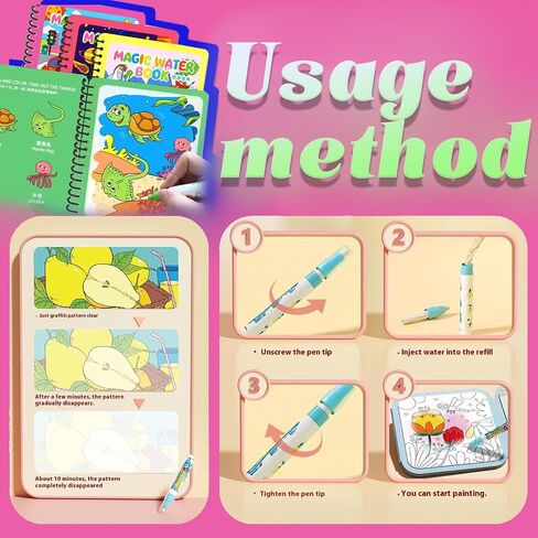 8pcs كتاب مائي ماجيك ، كتاب رسم مائي ماجي in Saudi Arabia