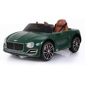SEHOMY White 12V Electric Kid car with Parent Remote, Bentley Licensed Cars for Kids, Battery Powered Kids Ride on car, 4 Wheels Motorized Vehicles Children Toys, 2 Speeds, LED Headlights, MP3, Aux