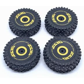 KingVal Replacement 2PCS Front + 2PCS Rear Wheel Tire Tyre RC Parts Compatible with WLtoys 144010 1/14 RC Car