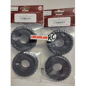 4 RC 4 W D Scrambler Offroad 1.0" Scale Tires Z-T0146 AXIAL SCX24 Includes CHICAGOLAND RC Sticker