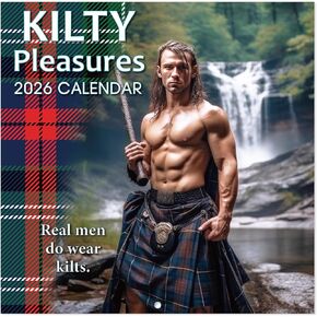 2026 Calendar - 2026 Funny Calendar, 2026 Wall Calendar 12 Month, Monthly Wall Calendar from Jan. 2026 - Dec. 2026, 12" x 24" (Open), Unruled Blocks, Thick Paper