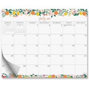 S&O Fruity Magnetic Fridge Calendar from July 2025-Dec 2026 - Tear-Off Refrigerator Calendar to Track Events & Appointments - 18 Month Magnetic Planner for Fridge for Easy Planning - 8"x10" in.
