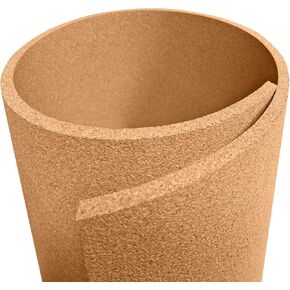 Manton Cork Premium Cork Sheet - 4' x 8' x 3/8", 100% Natural Facing Grade Material for Bulletin Boards, Decorative Photo and Message Push Pin Displays - Perfect for Home, School, and Office