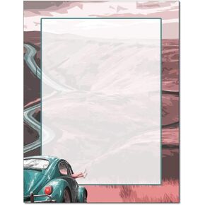 Camping Trip Letterhead Laser & Inkjet Printer Paper (100 Sheets)
