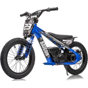 wanan Electric Dirt Bike for Kids Ages 6-12, 250W Electric Motorcycle Up to 15.5MPH, 24V Detachable Battery, 16'' Inflatable Tire Electric Balance Bike with Kickstand, Super Brushless Motor(Pink)