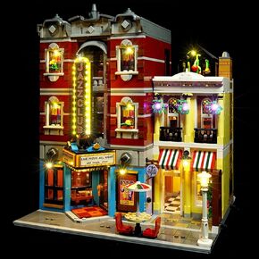 LED Light Kit for Lego-10312, Compatible with Jazz Club Building Blocks Model, NOT Included The Model Set