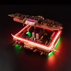 LED Light Kit Compatible with Lego 76449, Upgraded Harry Potter Chomping Monster Book Models Set Lighting Accessories,No Model(Sound Version)