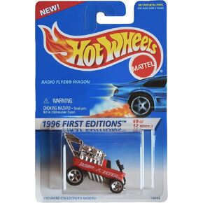 Hot Wheels Radio-Flyer-Wagon ، [Red] 1996 First Editions 9/12