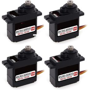 B11DLS 9g Upgrade Metal Gear 2.8KG 0.1s High Torque Mini Digital Remote Control Servo Motor(B11DLS JR x4pcs)