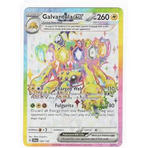 Pokemon - Galvantula ex 159/142 - Stellar Crown - Full Art Foil Ultra Rare Card