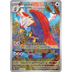 Pokemon - Braviary 214/191 - Surging Sparks - Illustration Rare Foil Card