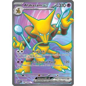 Pokemon – Alakazam ex – 188/165 – Pokemon 151 – Full Art Card
