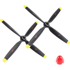 CKYSCHN WLtoys 2 Pcs Spare RC Plane Propellers, RC Airplane Propellers Replacement for WLtoys A280 P51 Mustang XK RC Plane, A280 RC Plane Glider Accessories