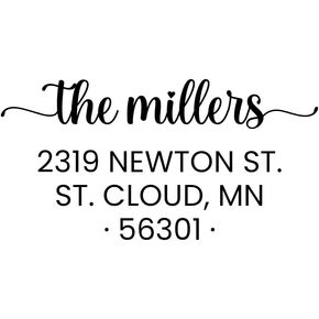 ExcelMark Custom Return Address Stamp - Multiple Designs to Choose from