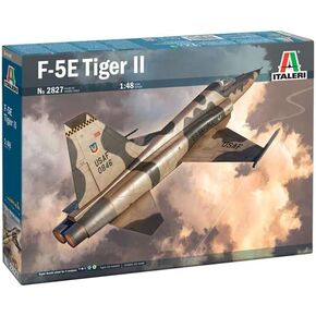 Italeri -2827 F-5E Tiger II, 1:48 Scale, Model Kit, Plastic Model Assembly, Model Making, 2827S