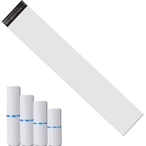 Long Poly Mailers 50 Pack Envelopes Bag for Unique Items, Self Sealing Waterproof Mailing Shipping Bags, Double Layer 5MIL Thickened (6X25 inches - 50 Pack)