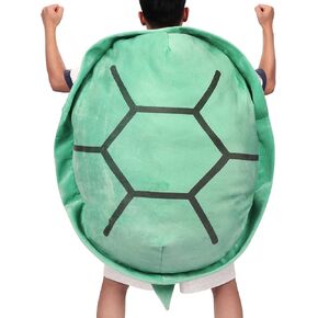 40 Inch Giant Wearable Turtle Shell Plush – Soft Stuffed Animal Plush Pillow for Kids and Grown Ups, Funny Tortoise Dress-Up Gift for Halloween, Birthday, Cosplay, Home Decor (Green, 40in)