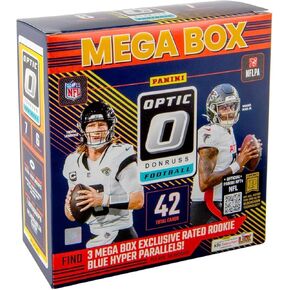 2024 Donruss Optic Football Mega Box - 42 Football Cards Per Box