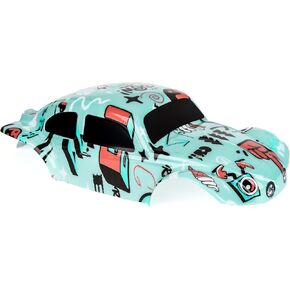 SummitLink مخصص للجسم على غرار الأزرق الأزرق متوافق مع 1/10 SLASH 4x4 VXL 2WD SLAYER RC CAR أو شاحنة (شاحنة غير متضمنة) SSB-GB-01