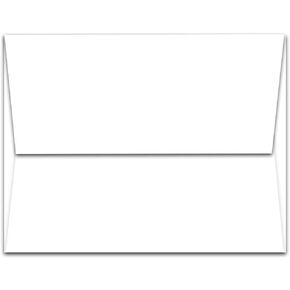 Note Card Cafe A6 6.5 x 4.75 in Blank White Envelopes | 50 Pack | Sealable, Square Flap | Perfect for Invitations, Greeting Cards, Baby Showers, Weddings, Mailing, Crafts | Printable, Multipurpose