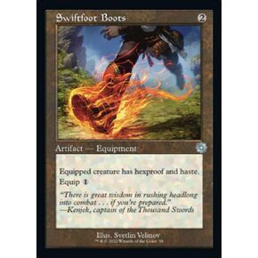 Magic: the Gathering - Swiftfoot Boots (058) - The Brothers' War Retro Artifacts