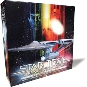 Polar Lights Star Trek USS Enterprise Refit 1:350 Scale Model Kit – Highly Detailed Sci-Fi Collectible with Interior Docking Bay