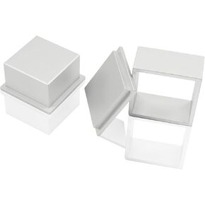telfair 2.5" x 2.5" Square Pre-Press Mold - CNC Machined 6061 Aluminum with Hard Anodized Finish