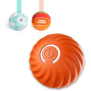 Smart Jumping Ball for Dogs - Automatic Moving & Vibrating Interactive Roller, Fun Bounce and Shaky Play for Indoor/Outdoor Use