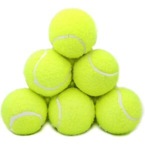 6 Pack Mini Tennis Balls for Small Dogs - 2 Inch Interactive Dog Toys for Puppy Fetch Training